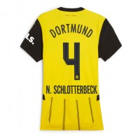 Borussia Dortmund Nico Schlotterbeck #4 Fotballklær Hjemmedrakt Dame 2024-25 Kortermet